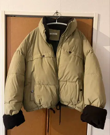 레이키 파크 카키 다운 자켓