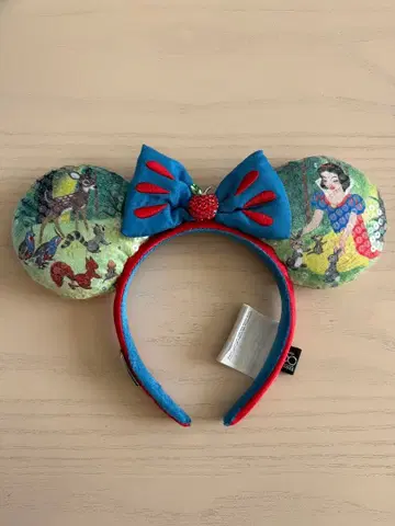 해외 디즈니 백설공주 머리띠 100주년