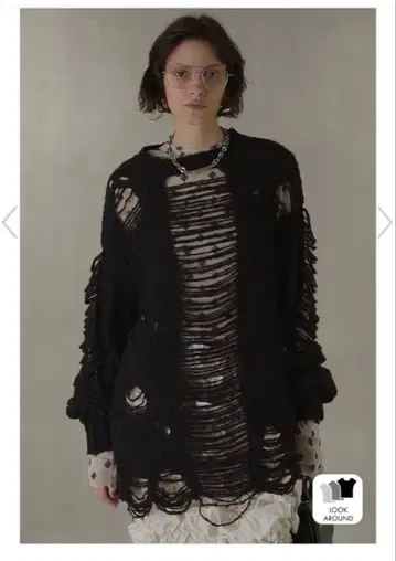 PRANK PROJECT 슬래시 슬릿 니트