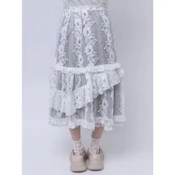 merry jenny 메리제니 flower 레이스 에이프런 스커트