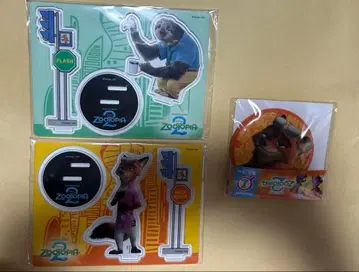 주토피아 해피 복권 닉 플래시 아크릴 스탠드 캔 거울