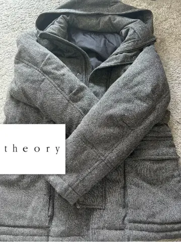 [ theory ] 띠어리 다운 자켓 남성용 다운 자켓 그레이