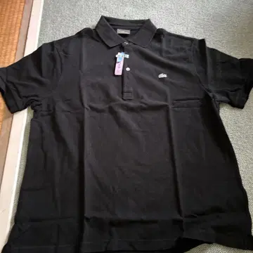 LACOSTE 블랙 피케 셔츠 사이즈 6
