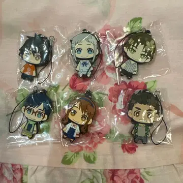 그날 본 꽃의 이름을 우리는 아직 모른다 러버 스트랩 전 6종 컴플리트