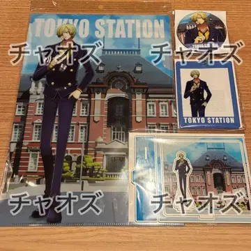 무기와라 스토어 도쿄역 한정판 아크릴 스탠드 캔뱃지 상디