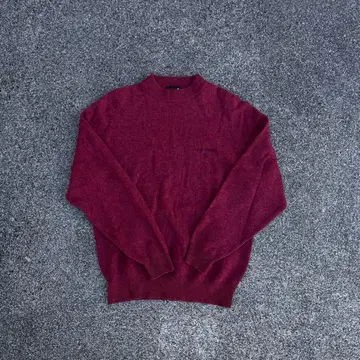 CONVERSE 버건디 니트 스웨터