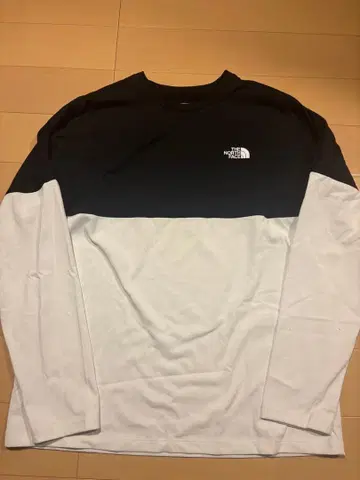 THE NORTH FACE 긴팔 티셔츠 M 블랙/화이트