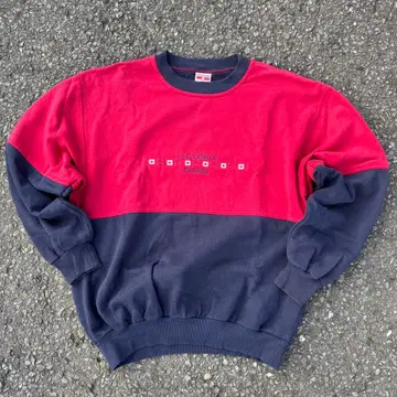 CITYSCAPE 캐나다 맨투맨 M 빨간색/네이비