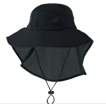 무인양품 바람이 통하는 작게 접히는 차양 달린 햇 56.5~59cm 블랙