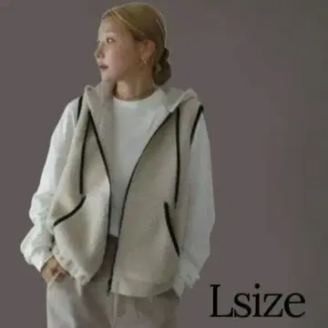 시마무라 hideka 보아 후디 베스트 L 사이즈