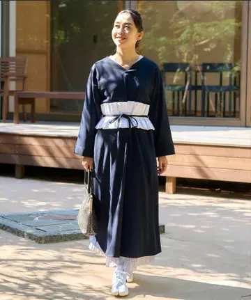 [카야] 유수 문양 패션 의류 원피스