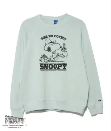 FRUIT OF THE LOOM PEANUTS 맨투맨 스누피