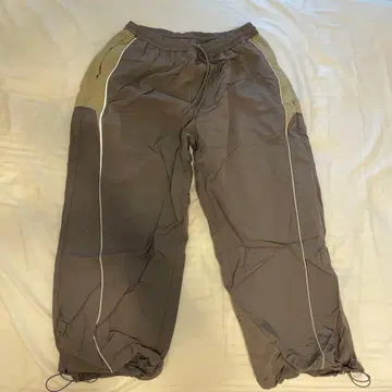 ZARA 자라 그레이 사이드 라인 와이드 팬츠