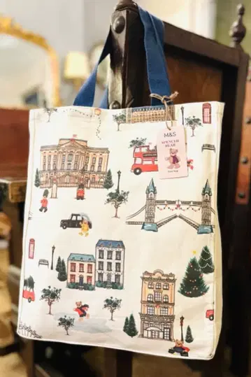 M&S SPENCER BEAR 토트백