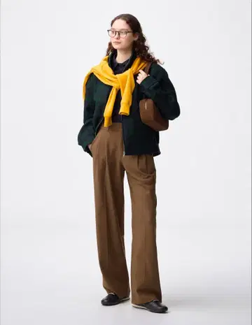 GU 턱 와이드 팬츠 EC (긴 길이 80.0cm)