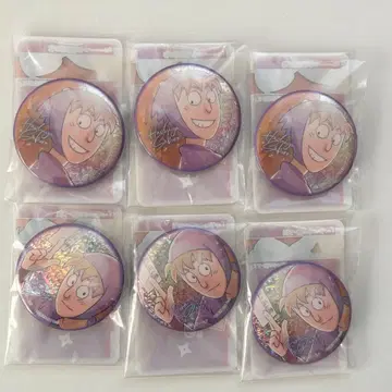 하치야 사부로 후와 라이조 채광 반짝이 캔배지