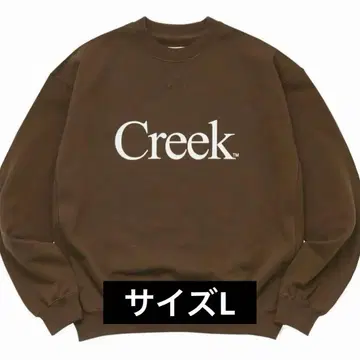 Creek x whimsysocks brown 맨투맨 L