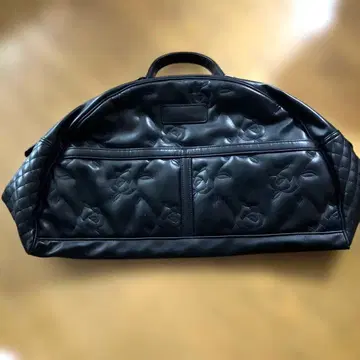 Chantal Thomass 블랙 보스턴 백 장미 퀼팅