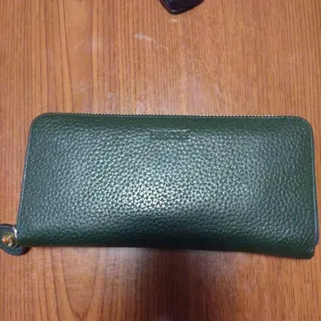 BARCOS 그린 장지갑 카드 케이스 포함