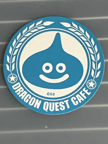 드래곤 퀘스트 카페 스티커와 코스터 세트