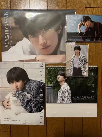 [ 미개봉 새상품 ] 와다 마사나리 2026년 달력 이벤트 한정 세트