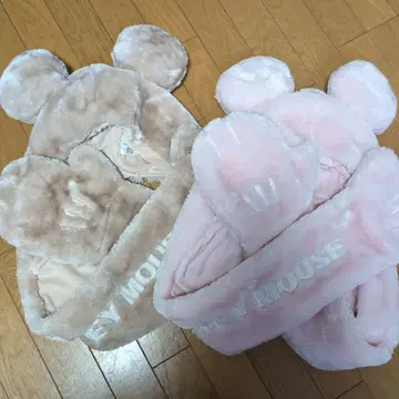 미키 & 미니 머플러 캡 페어