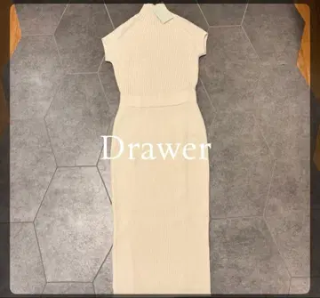 drawer 드로어 니트 원피스 캐시미어 혼방
