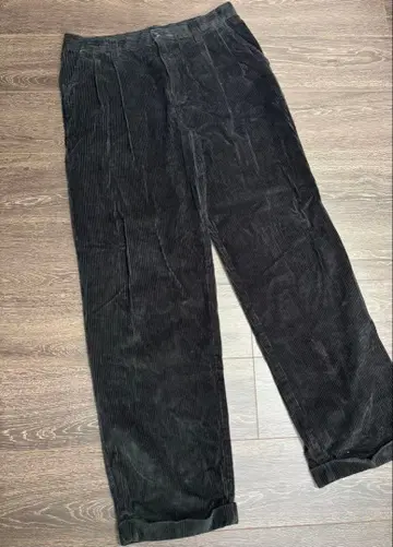 90s 구제 의류 croft & barrow 코듀로이 팬츠 블랙