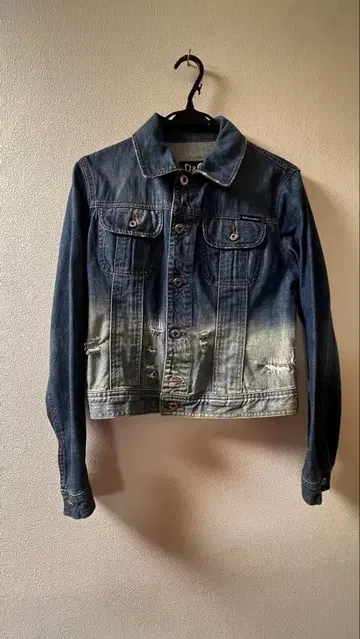 D&G 데님 자켓 S 사이즈 데미지 가공