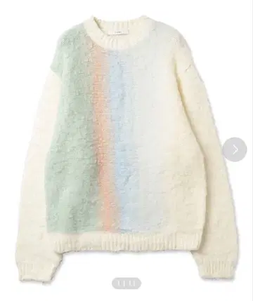 Jieda 모헤어 니트 스웨터 사이즈 1