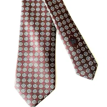 던힐 프린트 넥타이