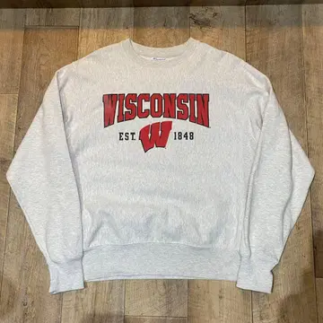 champion reverse weave WISCONSIN 맨투맨 M