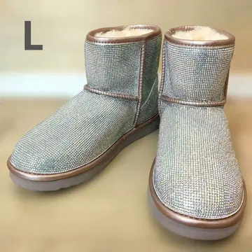 새상품급 AnneCoquine 앙코키누 반짝반짝 어그 부츠 L