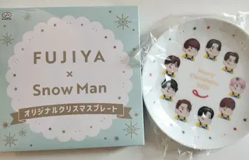 후지야 2025 크리스마스 케이크 SnowMan 플레이트 한정품입니다!