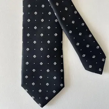던힐 프린트 넥타이
