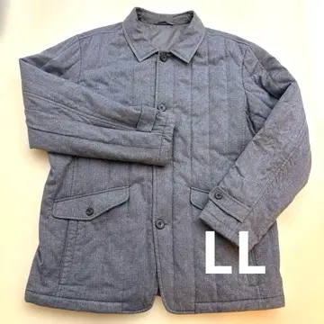 Crocodile 퀼팅 자켓 LL 그레이 충전솜 비즈니스 ]