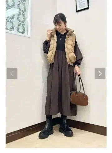 브라운 다운 자켓 사이즈 38