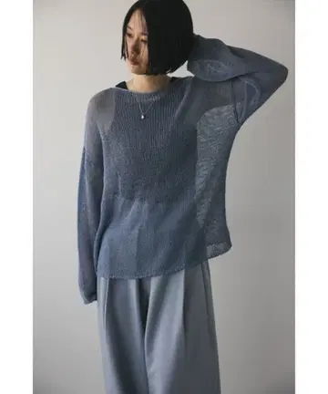 STYLEMIXER 크로셰 루즈 니트 FREE