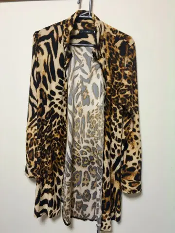 CIVARIZE 레오파드 무늬 긴팔 셔츠 44