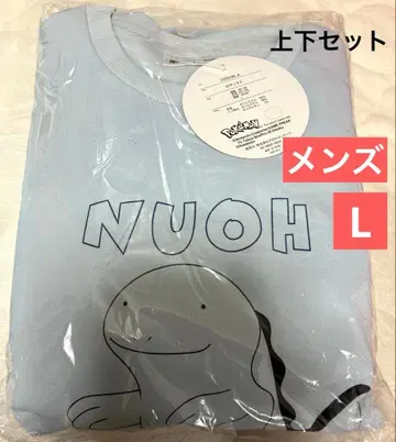 새상품 포켓몬 오 파 상하의 세트 남성용 파자마 L