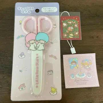 즉시 구매 OK 산리오 리틀트윈스타 키키라라 캡 포함 가위 덤