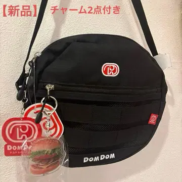 [미사용 새상품] 돔돔버거 숄더백 참 포함 DOMDOM