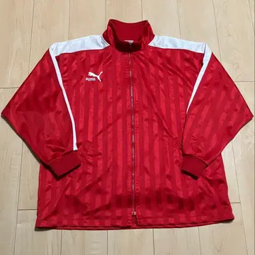 PUMA 푸마 레드 스트라이프 저지 XO 사이즈 빨간색