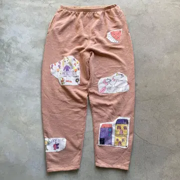 스웨트 팬츠 패치워크 메모리얼 팬츠