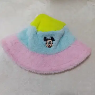 미키마우스 플리스 버킷햇