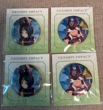 원신) 타이나리 세노 캔뱃지 키 비주얼 공식 정품 2종 4개 세트!