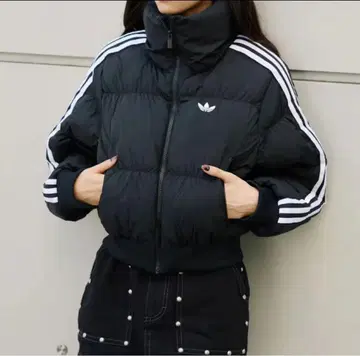 adidas 블랙 패디드 자켓 인기