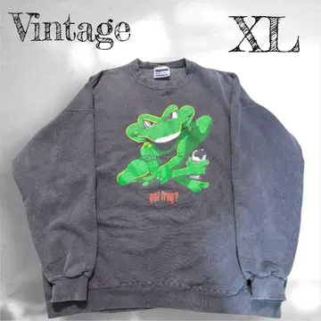 [ 초레어 ] 90'S Hanes gotfrog? 맨투맨 트레이닝복 XL