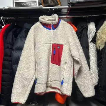 patagonia 플리스 자켓 S 화이트