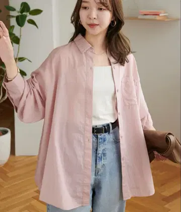 코튼 시어 레귤러 셔츠